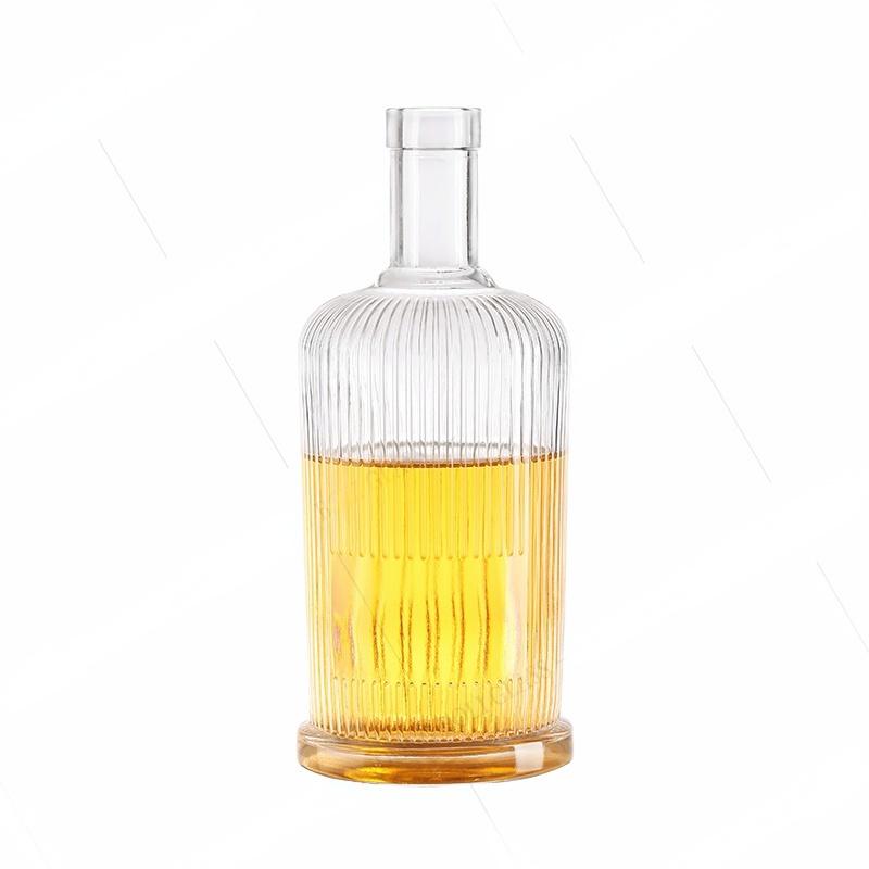 700ml Unique Design Spirits Glass Bottle Rum Bottle