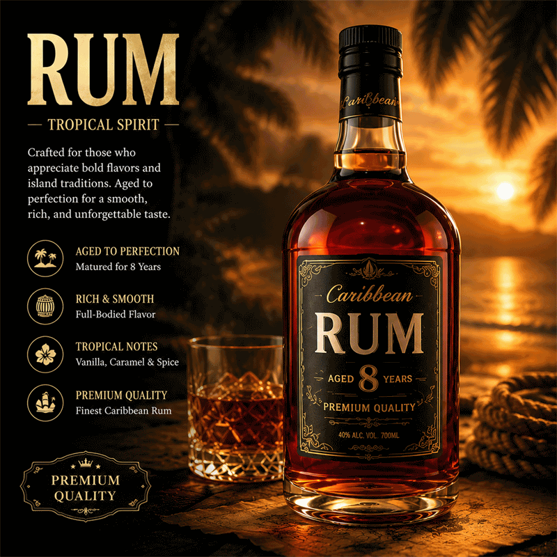 Rum Bottle